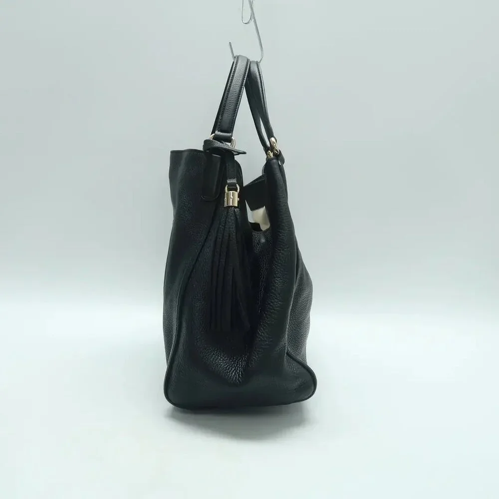 GUCCI Soho Black Leather Tote 818-041825 - Picture 3 of 12